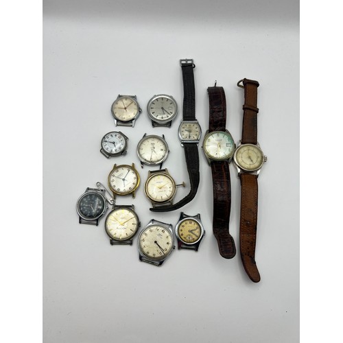 226 - Job Lot of Miscellaneous Watches for Spares / Repairs some with 5 , 7 , 17 Jewel Movements