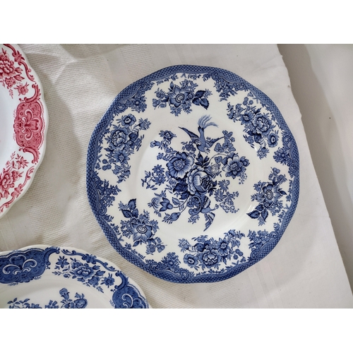 239 - Extensive Collection of Mid-20th Century English Transferware by Myott, Johnson Brothers, Royal Tudo... 