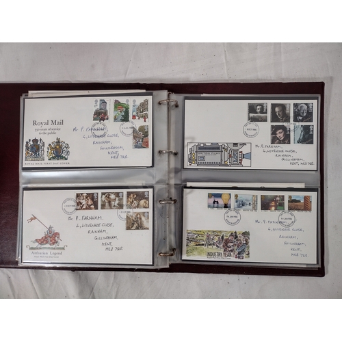 242 - Album of Approximately 32 British First Day Covers, 1969 to 1986, Featuring Commemorative Themes Inc... 