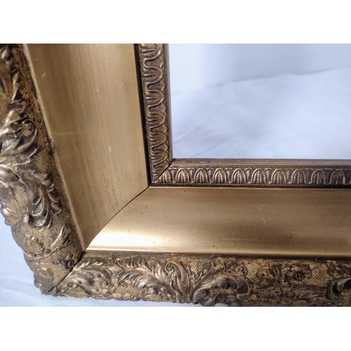 255 - Late 19th to Early 20th Century Ornate Gold-Brushed French Picture Frame Measuring 26 Inches by 23 I... 