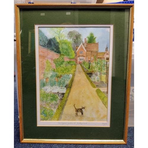 266 - Set of Two Framed Limited Edition Prints by Rosemary Myers, Circa 1990s, Including 