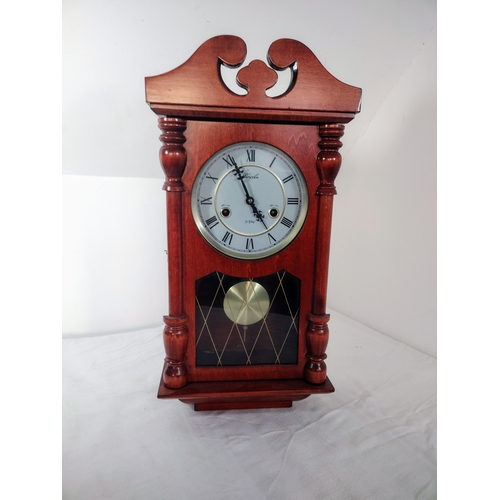 270 - Two 31-Day Pendulum Wall Clocks both approx 21