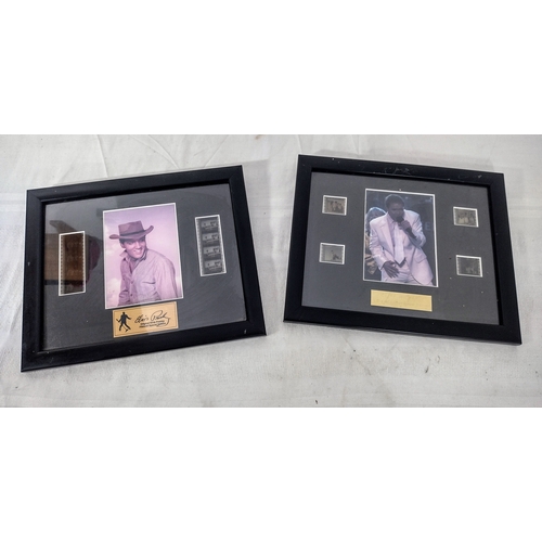 274 - Set of Two Framed Original Filmcell Special Editions Featuring Cliff Richard and Elvis Presley with ... 