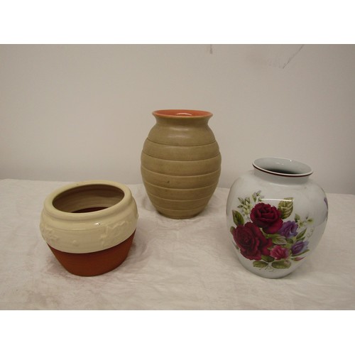 36 - 3x Vases to include Limoges and Lovatts