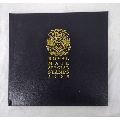 126 - Royal Mail Special Stamps No. 10 Album with Complete 1993 Stamp Issues and Presentation Booklet. A/F