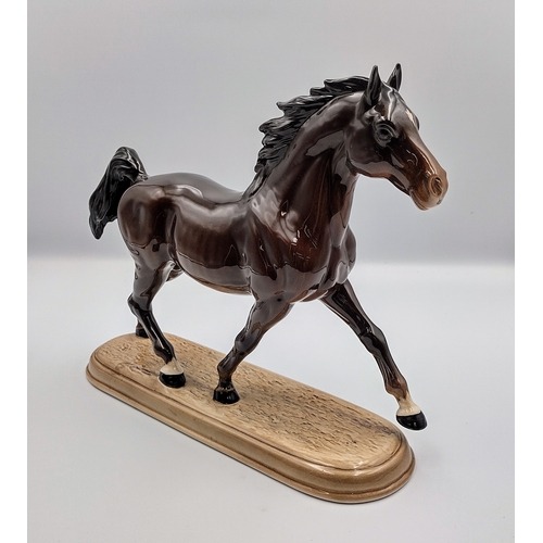 179 - Beswick Arab Stallion Figurine, Model No. 2242, Designed by Albert Hallam, Produced 1970–1975 approx... 