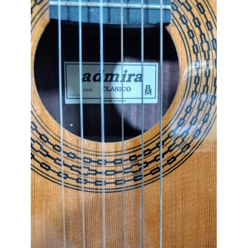 220 - Admira Clasico Classical Guitar, Made in Spain by Admira Guitars, Featuring a Solid Spruce or Cedar ... 