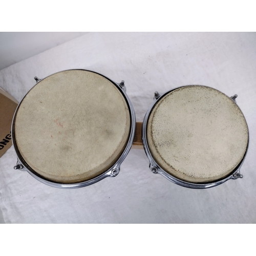 305 - Mirage B-2 Two-Tone Tunable Bongos in Original Box