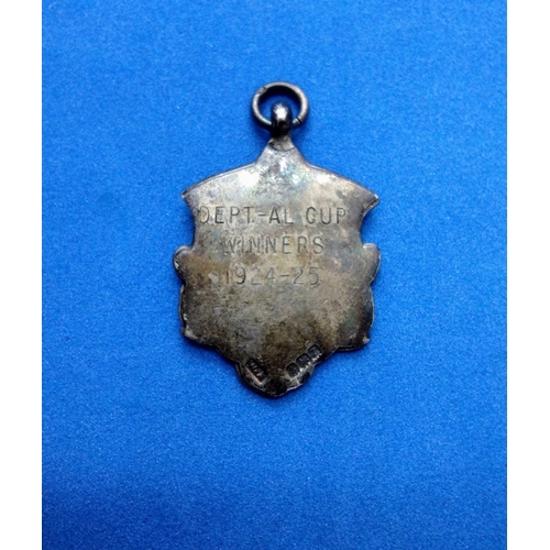 483 - 1924/25 Silver Hall Marked (Birmingham) Inter Department Sports Medal