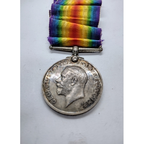 489 - WWI Pair of Medals Issued to PTE. N. T. Bassett (20863) The Queens Regiment, War & Victory Medal