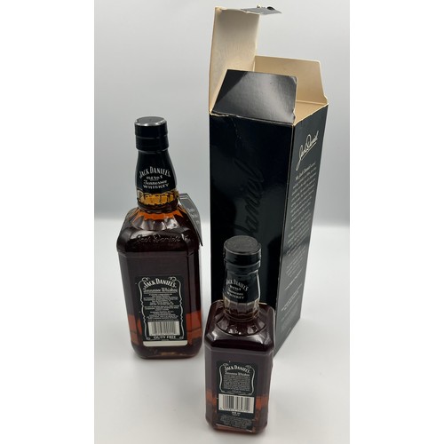 150 - Boxed 1 Litre Bottle of Jack Daniel's Whiskey 2007 & 350ml Bottle Dated 2004 Both Sealed