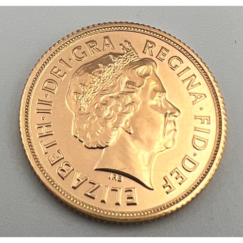 16 - Investment Gold 10% Commission Zero VAT. Elizabeth II 1 Sovereign 2015 Obverse HM Queen Elizabeth II... 