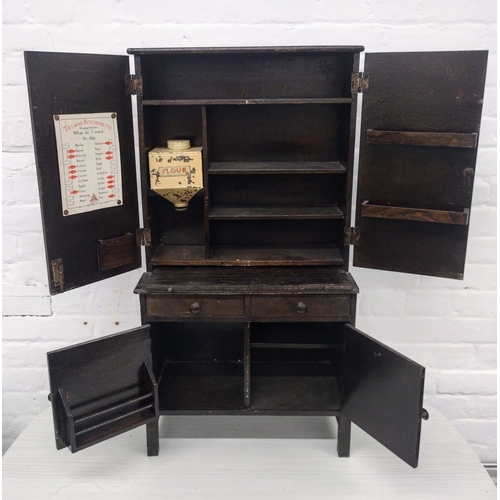 404 - Vintage Tri-ang Child’s Kitchenette, Lines Bros Ltd Triang, Circa 1930s, Approx. 82cm High x 45cm Wi... 