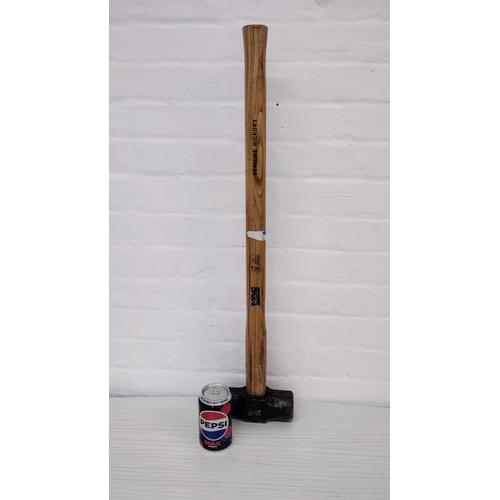 409 - Mac Allister Hickory-Handled Sledgehammer, 3.85kg Forged Steel Head