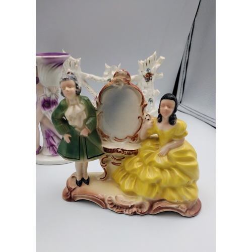 286 - Set of Early to Mid-20th Century German Dresden-Style Porcelain Figurines