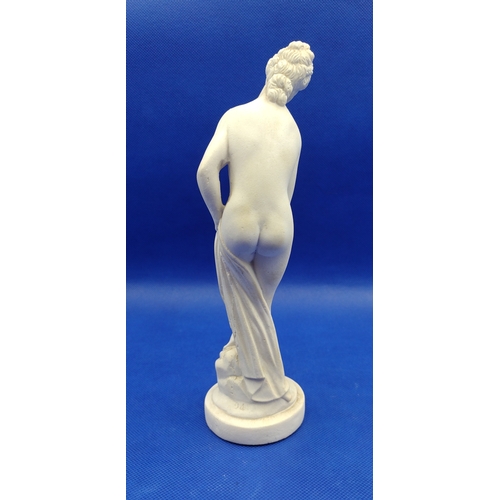 313 - Antique Parian Ware Grand Tour Figurine of a Classical Bather, Late 19th to Early 20th Century sligh... 