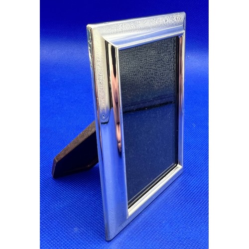 235 - 925 Sterling Silver Photo Frame with Lacquered Back