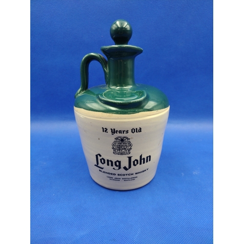 314 - Vintage Haig Water Jug, Long John Whisky Bottle and Tony Wood Darby and Joan Teapot.