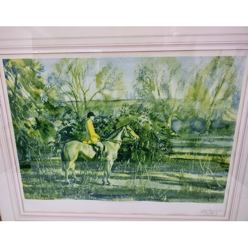 431 - Sir Alfred Munnings Signed Print, 1929 Foster and Reed Limited Hand Signed by Munnings in Pencil Fra... 