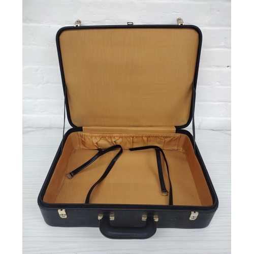 459 - Vintage Gentleman’s Fitted Travel Grooming Case with Gold-Tone Accessories, Circa 1950s, 17cm x 36cm... 