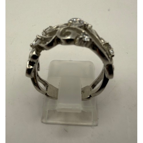 9 - 925 Sterling Silver Ring. Size P Approx 5.4g