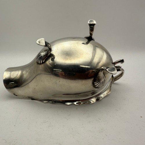 200 - Antique Sterling Silver Sauce Boat by Fordham & Faulkner (William Charles Fordham & Albert Buckley F... 