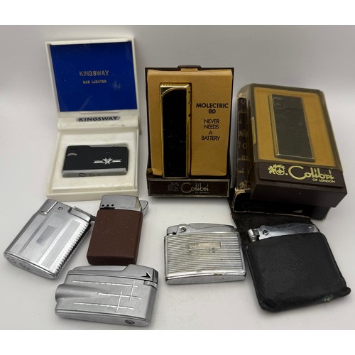 228 - 8 Vintage Lighters to include Colibri, Ronson, Kingsway etc