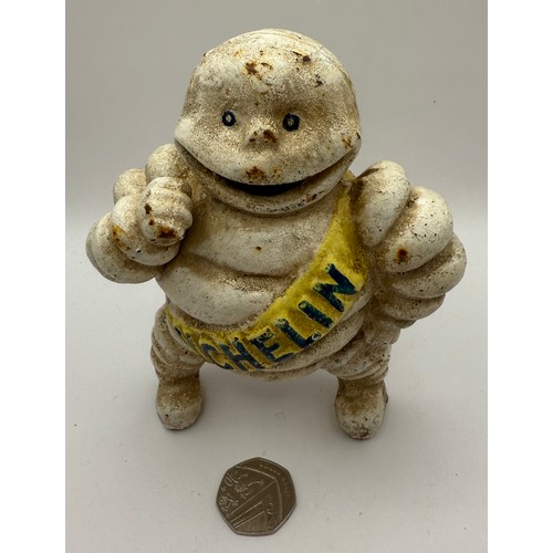 249 - Cast Iron Michelin Man Figure Detroit 67548 - Iconic Advertising History