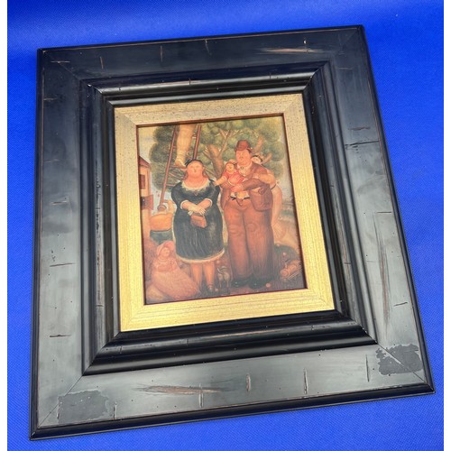 403 - Pair of Fernando Botero Copper Plate Pictures