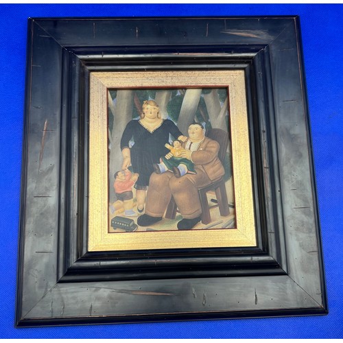 403 - Pair of Fernando Botero Copper Plate Pictures