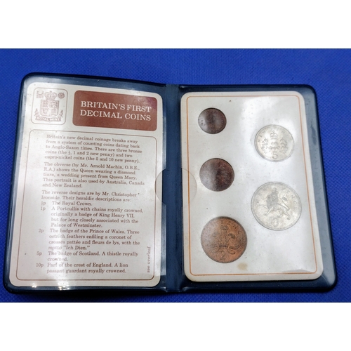 261 - Collection of British Commemorative and Proof Coin Sets and Commerarative Crowns, Including 1970 UK ... 