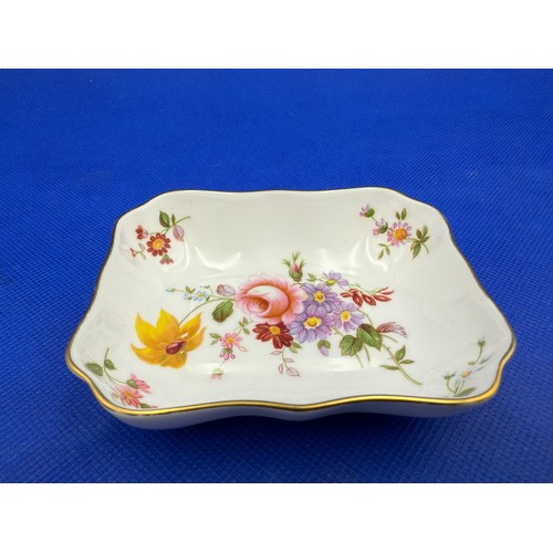 262 - Crown Derby Posies English Bone China Pin Dish