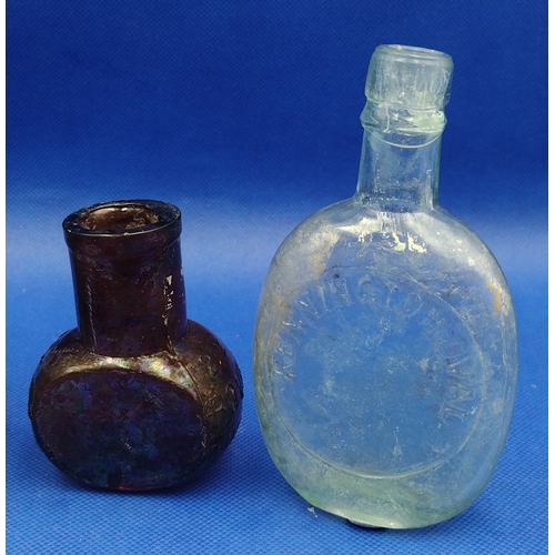 204 - Set of Six Victorian and Early 20th Century Glass Bottles, Including Three Bovril Bottles (c. 1880–1... 