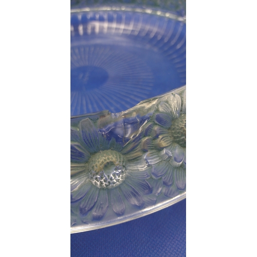 213 - René Lalique Marguerite Daisy (Model No. 10-404) Glass Bowl, France, Circa 1930s, Signed R. Lalique ... 