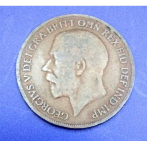 34 - 1918 George V Penny (Kings Norton ‘KN’ Birmingham Mint)