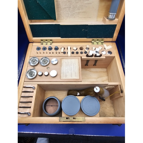 328 - Maintenance Box Theodolite military issue. Optical scale No3