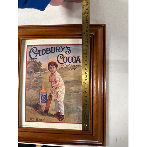 19 - A Licensed Reproduction Print of a Cadbury's Cocoa Advertisement, Published by Rare International Pu... 