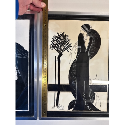 28 - Three Framed Art Deco Prints by L.J. Green, After Aubrey Beardsley's 'The Dancer's Reward'