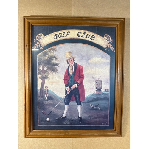 13 - Mid (20th Century) 'Golf Club' Lithograph