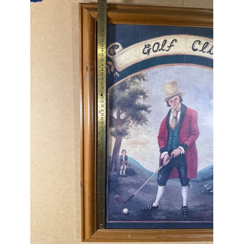 13 - Mid (20th Century) 'Golf Club' Lithograph