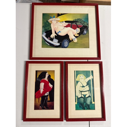 17 - Three Beryl Cook Signed Prints