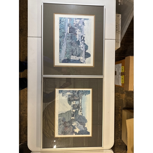 30 - A Pair of Framed Limited Edition Prints, 'NRUHTON.'