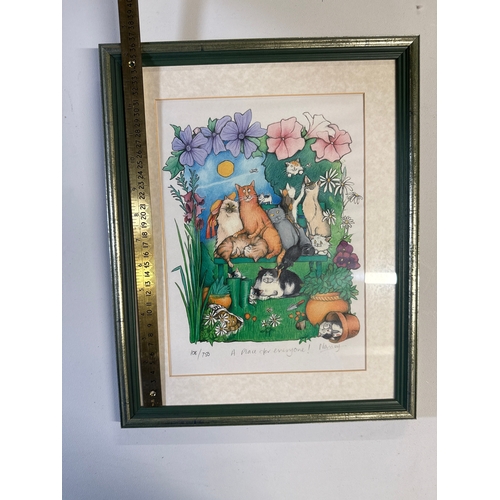 46 - Linda Jane Smith, 'A Place for everyone!', Framed Limited Edition Print