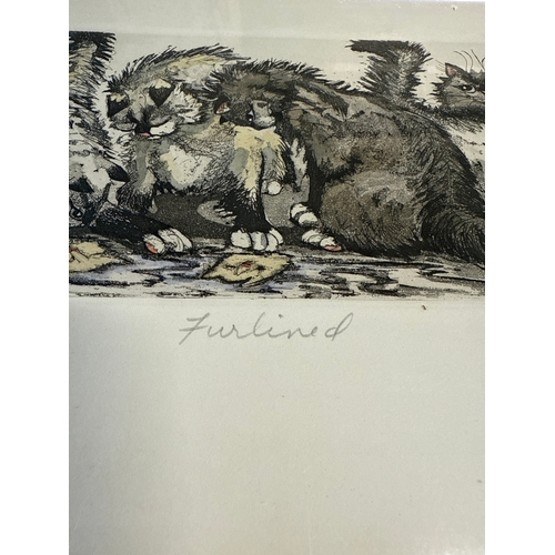 55 - Enid Groves, 'Furlined', Limited Edition Print