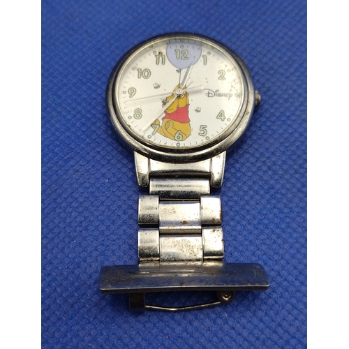 23 - Collection of Trinket Boxes and Disney Fob Watches Circa Mid to Late 20th C. To Include Metal Oval a... 