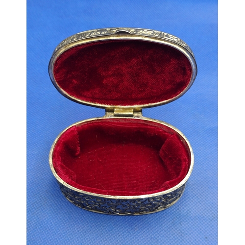 23 - Collection of Trinket Boxes and Disney Fob Watches Circa Mid to Late 20th C. To Include Metal Oval a... 