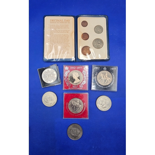 26 - Collection of Commemorative Coins, to Include Jubilee, Churchill, Decimal Coins and Others.