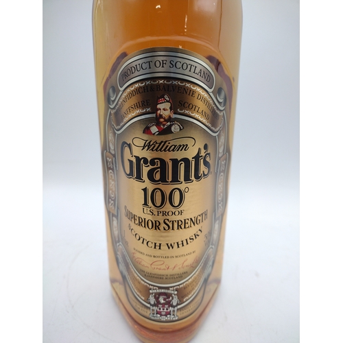 11 - William Grant’s 100° U.S. Proof Superior Strength Scotch Whisky 70cl Sealed Bottle Circa 1990s