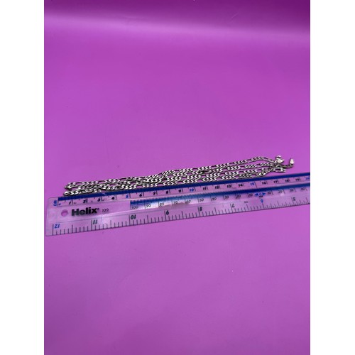 87 - Sterling Silvee Figaro Chain with 925 Pendant approx 28.5g