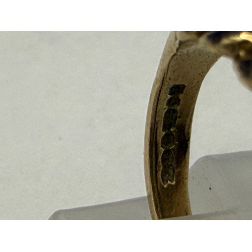 30 - 9ct Gold Keeper Ring Fully Hallmarked 375 approx 1.89g